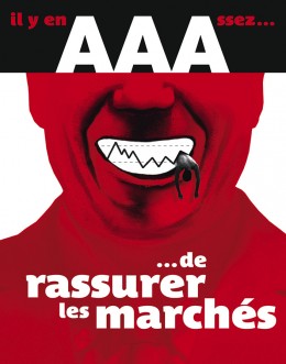 Affiche diffusée dans les manifestations contre la réforme des retraites en 2010