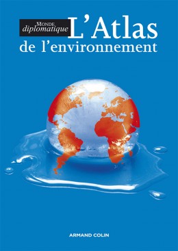 Conception graphique et illustration de couverture de la version livre de l'Atlas environnement du Monde diplomatique.