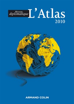 Conception graphique et illustration de couverture de la version livre de l'Atlas 2009 du Monde diplomatique.