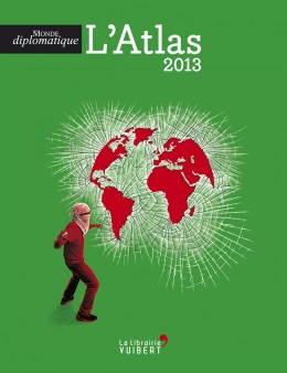 Conception graphique et illustration de couverture de la version livre de l'Atlas 2012 du Monde diplomatique.